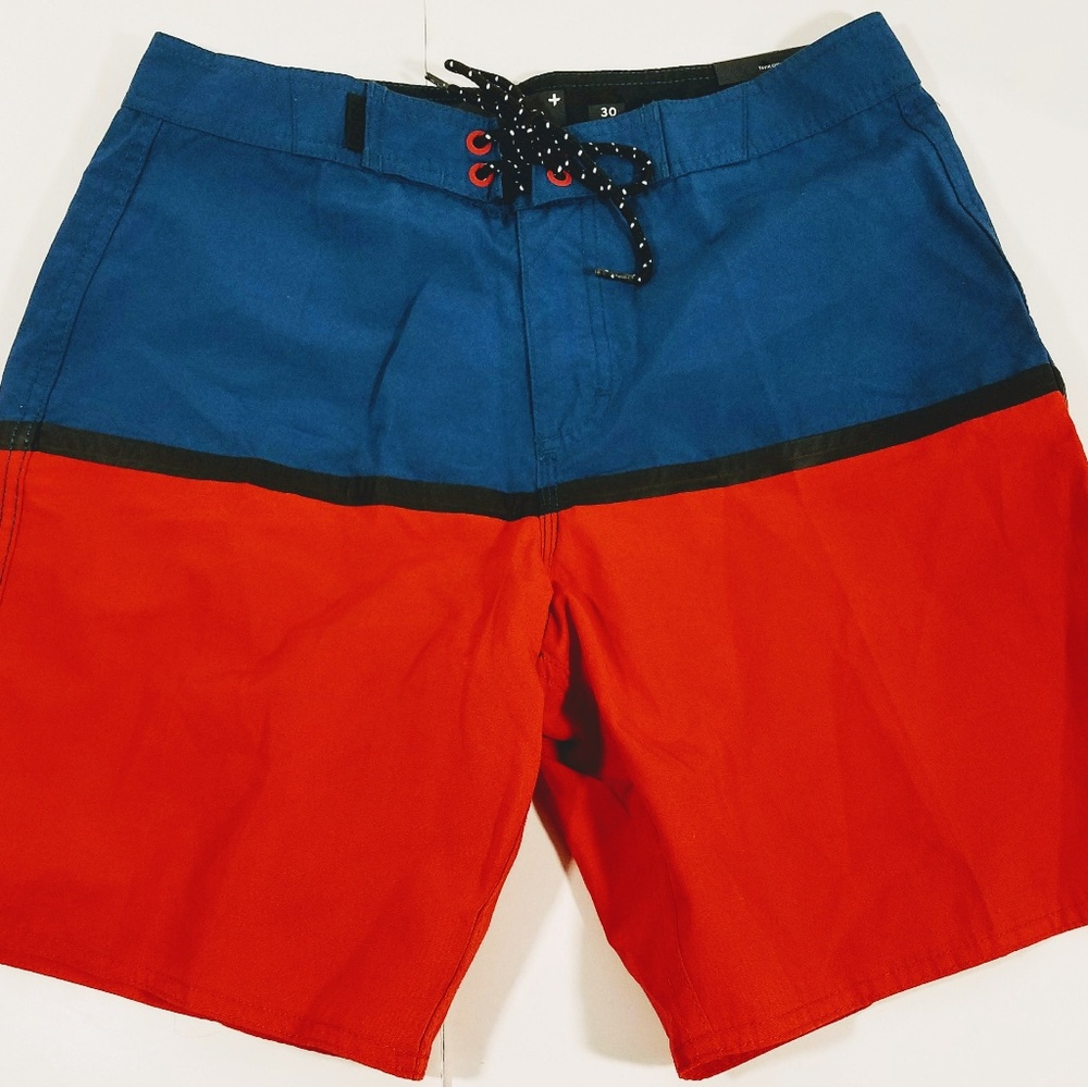 Tavik Boardshorts Sz 30 Red Blue